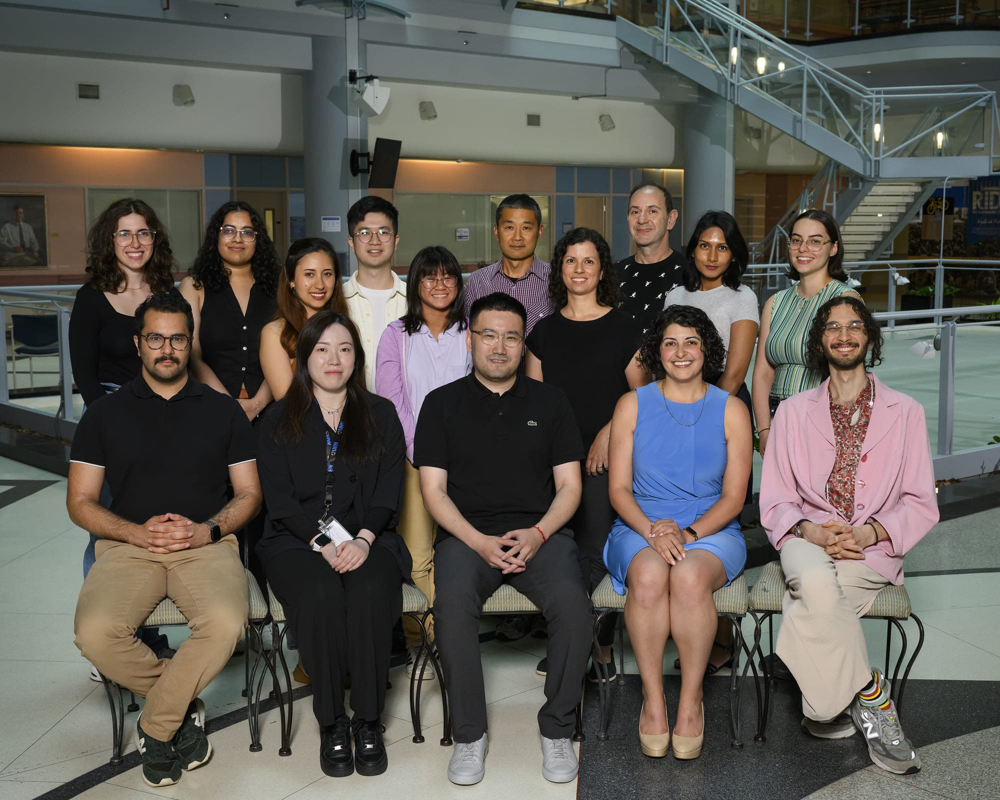 A group photo of the immune monitoring team